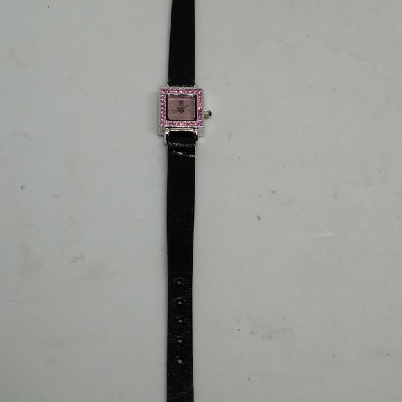 Victoria Wieck Beverly Hills B2521/A Women's 15mm Pink Crystal Square Watch - Picture 7 of 11